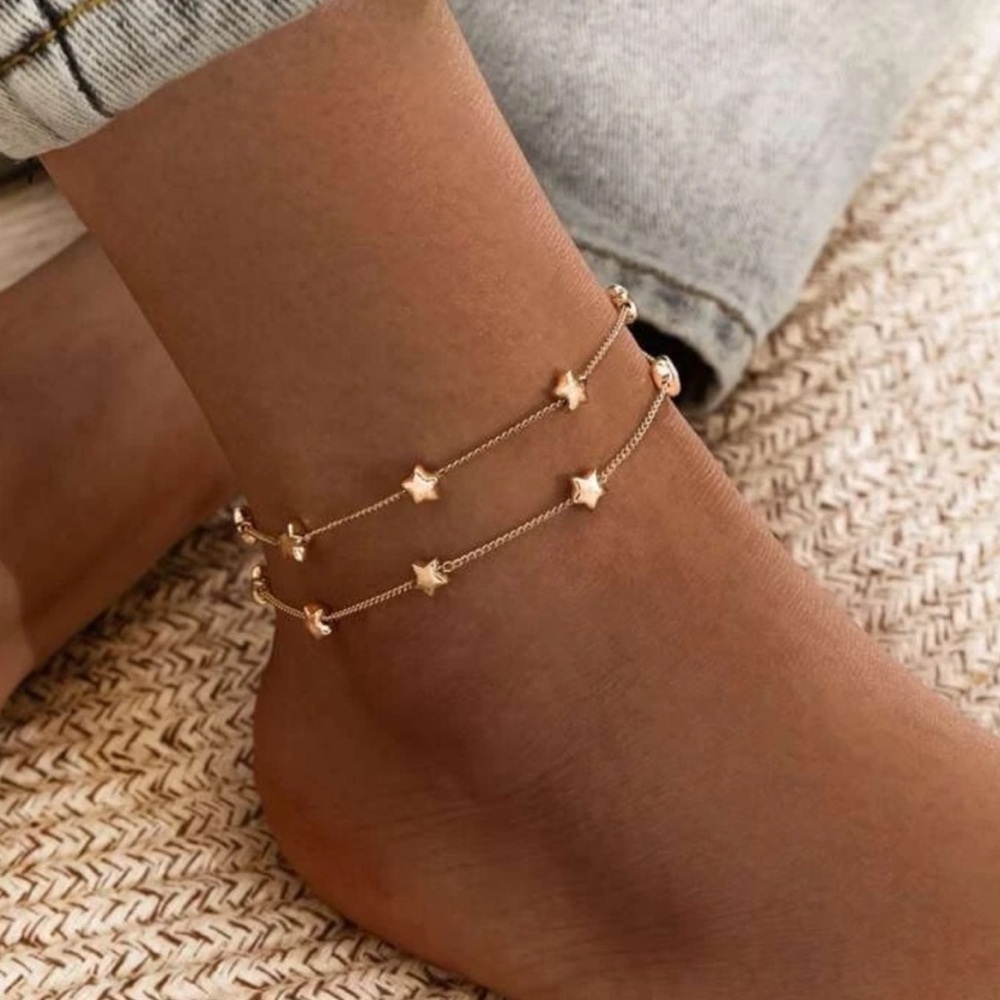 Star Gold Anklet